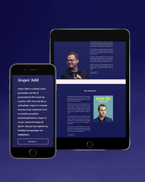 Hjemmeside lavet i WordPress